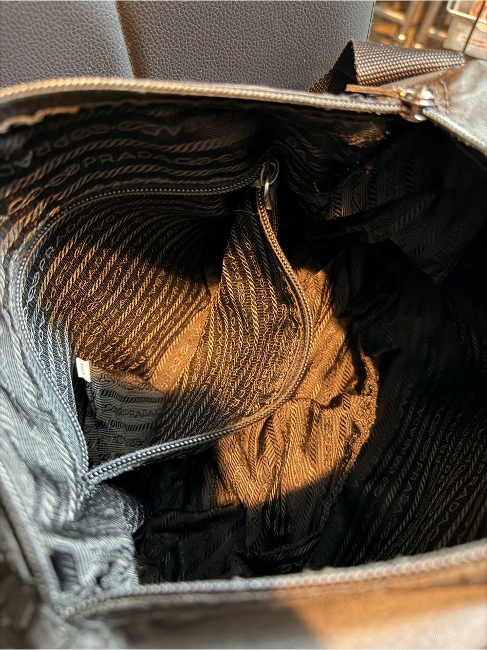 Prada Tessuto Double Pocket Messenger Bag - Picture 9 of 10